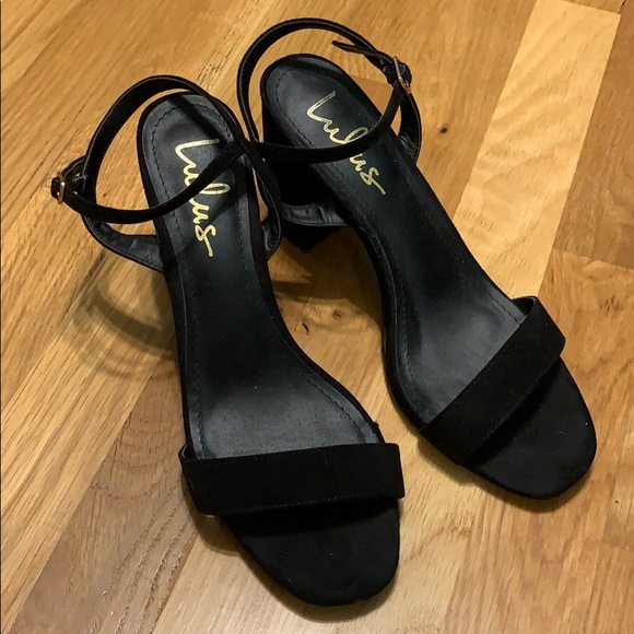 lulus black heels